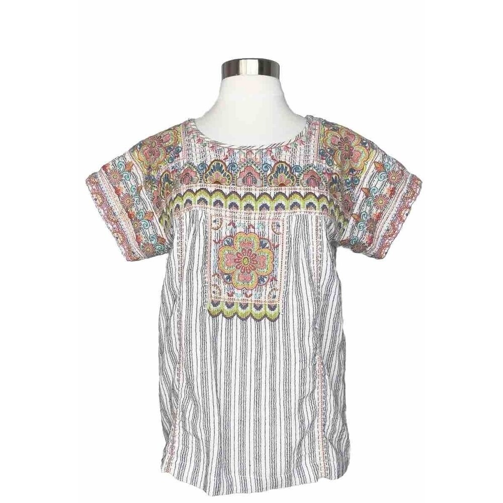 Johnny Was Heavily Embroidered Tunic Size: XS